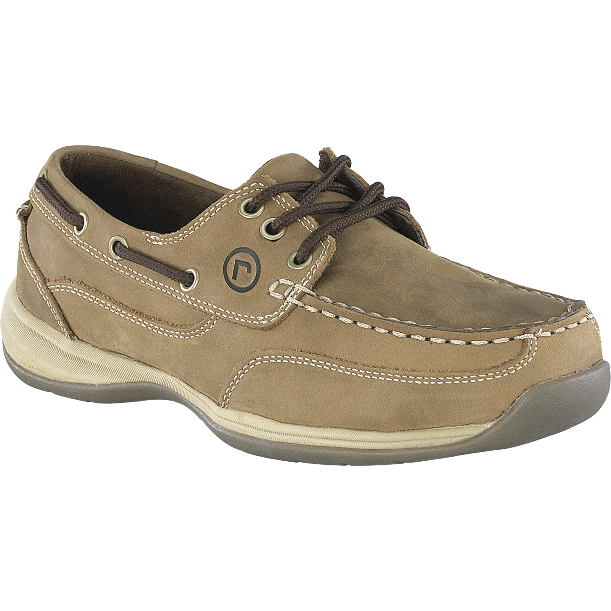 Rockport Men's 3-Eye Steel Toe Boat Shoe